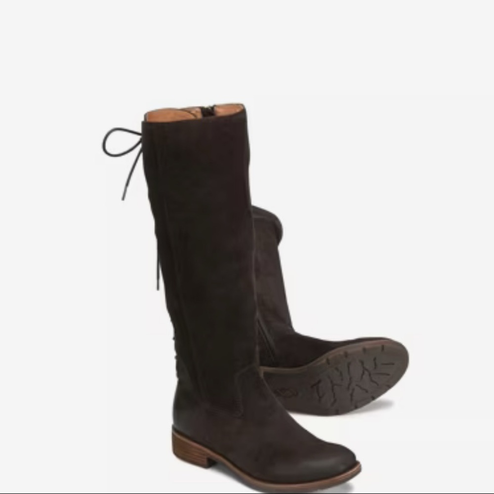 Sofft Sharnell II (2) Dark Brown Lace Up Boots NEW